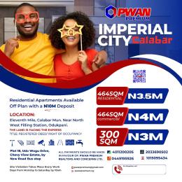 Land for sale Police Housing Project ,northwest Filling Station Calabar Cross River