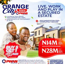 Land for sale Located In Alaro Industrial City, Just Beside Orange City Alaro, Ibeju-Lekki Lagos