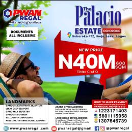 Land for sale 1 Minute Drive Off The Expressway Ibeju-Lekki Lagos