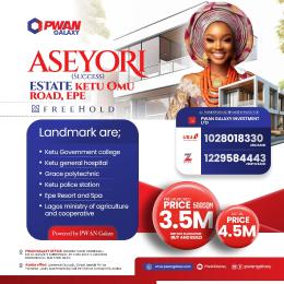 Land for sale ? Ketu Government College ? Ketu General Hospital ? Grace Polytechnic ? Ketu Police Station ? Epe Resort & Spa ? Lagos Ministry Of Agriculture & Cooperative Epe Lagos