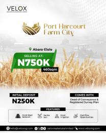 Land for sale Abara/elele, River State Port Harcourt Rivers