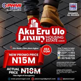 Land for sale Ute Road, Owa Alero, Agbor Asaba Delta
