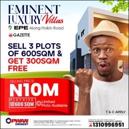 Land for sale Along Itoikin Road, Epe Lagos