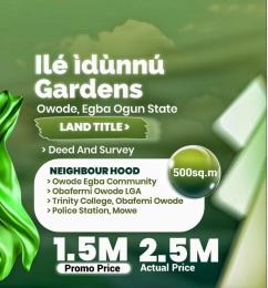 Land for sale Obafemi Owode Ogun
