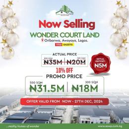 Land for sale Oribanwa,awoyaya Oribanwa Ibeju-Lekki Lagos