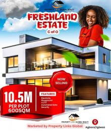Land for sale Fresh Land Estate Close To Free Trade Zone And Badagry Beach, Agbara Seaport Badagry Badagry Lagos