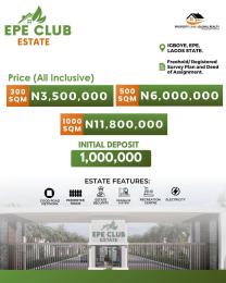 Land for sale Epe Club Estate Close To Lekki Seaport And International Airport With Lekki Free Trade Zone And Dangote Refinery Epe Road Epe Lagos