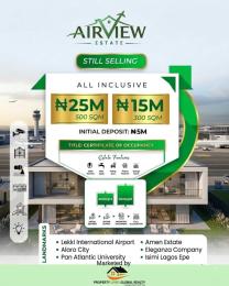 Land for sale Airview Estate Close To Pan Atlantic University And Alaro City With New Lekki International Eleranigbe Ibeju-Lekki Lagos