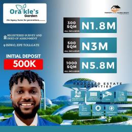 Land for sale Orakle's Garden Estate Close To Epe Tollgate And Yaba Tech Epe Campus With Augustine University Epe Road Epe Lagos