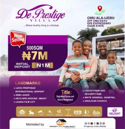 Land for sale De Prestige Villa Estate Close To Lagos Food And Logistics Hub With Lagos Film City And Epe Resort Ijebu Ode Ijebu Ode Ogun