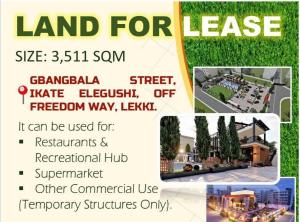 Land for rent Elegushi Ikate Lekki Lagos