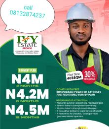 Land for sale Ishielu Ezzangbo Ohaukwu Lga/ Ivy Estate / Right Along The 135 Junction Airport Ring Road. Ishielu Ebonyi