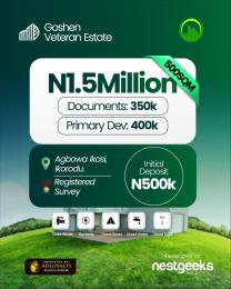 Land for sale Agbowa/ Goshen Veteran Estate/ Ikosi, Ikorodu Lagos