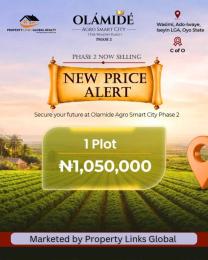 Land for sale Olamide Agro Smart City Estate Located At Wasimi Ado Iwaye Iseyin Oyo