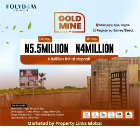 Land for sale Gold Mine City Located At Molajoye Epe Road Epe Lagos