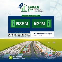Land for sale Landview City Estate Eleko Beach Road Opposite Amen Estate Phase 1 Eleko Ibeju-Lekki Lagos