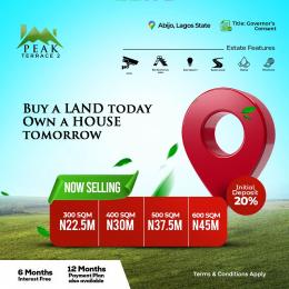 Land for sale Peak Terrace 2 Estate Abijo Ajah Lagos