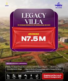 Land for sale Legacy Villa Estate Located At Soronnadi Obosima Off Ovu Obosima Road Owerri Imo