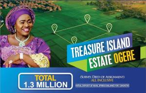 Land for sale Treasure Island Ogere Ikenne Ogun