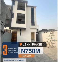 3 bedroom House for sale Lekki Phase 1 Lekki Lagos