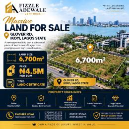 Land for sale Glover Road, Ikoyi, Lagos State Gerard road Ikoyi Lagos