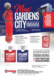 Land for sale Mgbarakuma Ubakala, Along Old Ntigha/ubakala Tarred Road Umuahia South Abia
