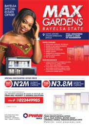 Land for sale 3 Mins Drive From Bayelsa Palm Gate & Dangote Cement Depot Yenegoa Bayelsa