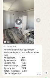 1 bedroom Flat / Apartment for rent Pump And Sale Ado Road Ajah Lagos