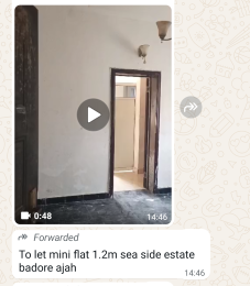 1 bedroom Flat / Apartment for rent Seaside Estate Badore Ajah Lagos