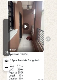 1 bedroom Flat / Apartment for rent Aptech Estate Sangotedo Sangotedo Ajah Lagos