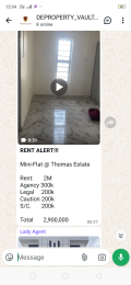 1 bedroom Flat / Apartment for rent Thomas Estate Thomas estate Ajah Lagos
