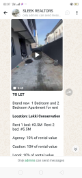 1 bedroom Flat / Apartment for rent Unity Estate Badore Ajah Lagos