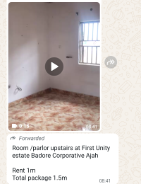 1 bedroom Flat / Apartment for rent Unity Estate Badore Ajah Lagos