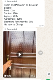 1 bedroom Flat / Apartment for rent In An Estate Badore Ajah Lagos