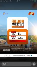 Land for sale Freedom Park Estate, Behind Christopher University, Shimawa. Ibafo Obafemi Owode Ogun