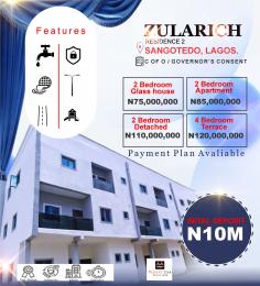 2 bedroom House for sale Zularich Residence Phase 2 Sangotedo Ajah Lagos