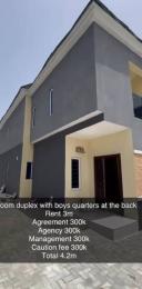 4 bedroom House for rent Oribanwa Phase 2 Behind Davitech Filling Station Oribanwa Ibeju-Lekki Lagos