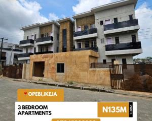 3 bedroom Flat / Apartment for sale Ikeja Lagos Opebi Ikeja Lagos