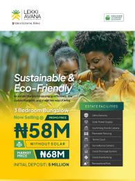 3 bedroom House for sale Pan Atlantic University, Lekki International Airport, Lagos Business School, Novare Shopping Mall Eleko Ibeju-Lekki Lagos