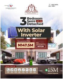 3 bedroom House for sale Lagos Business School, Lufasi Nature Park, Sky Mall, Shoprite Mall,fara Park, Monastery road Sangotedo Lagos