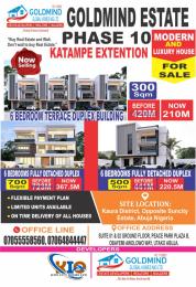 6 bedroom House for sale Katampe Extention, Behind A.a Rano Filling Station Gwarimpa Express, Abuja Nigeria. Katampe Ext Abuja