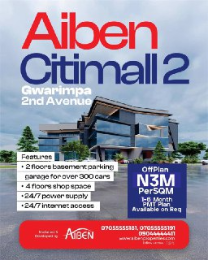 Commercial Property for sale 2nd Avenue, Gwarinpa Abuja