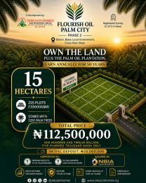 Land for sale Flourish Oil Palm City Phase 2 Betem Base Local Government Biase Cross River