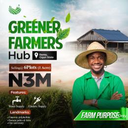 Land for sale Remo / Hub Farm Estate/ Around Gateway Polytechnic Ode Remo Remo North Ogun