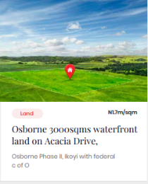 Land for sale Osborne Foreshore Ii Ikoyi Osborne Foreshore Estate Ikoyi Lagos
