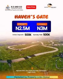 Land for sale Haven Gate Ota Ikosi Ikorodu Expressway Sango Ota Ado Odo/Ota Ogun