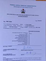 Land for sale Gaube Farmland Kuje Abuja