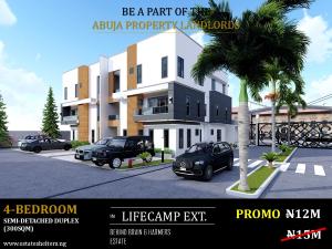 4 bedroom Land for sale ?? Location: Lifecamp Ext. After Karimo Market With Access Behind Brains & Harmers City. Life Camp Abuja