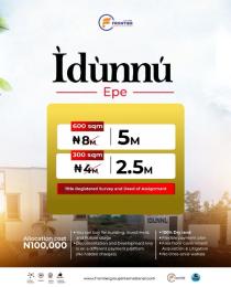 Land for sale Idúnnú Estate, (frontier Homes) Imokun Epe Lagos