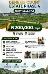 Land for sale Off Coop Cooperative, Behind Sky Mall Sangotedo Opp Jonaith Hotel Sangotedo Ajah Lagos